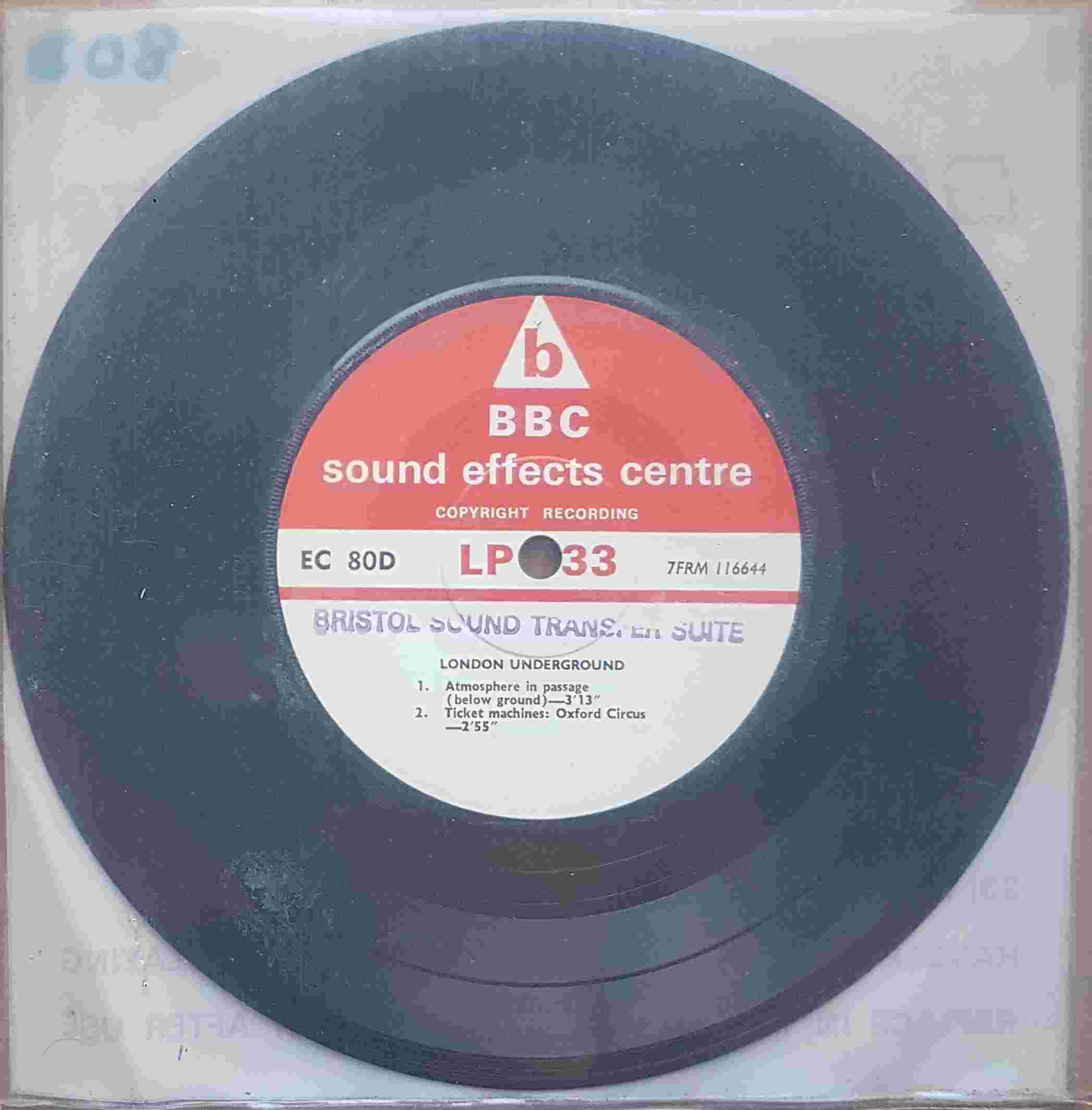 Picture of EC 80D London Underground by artist Not registered from the BBC records and Tapes library